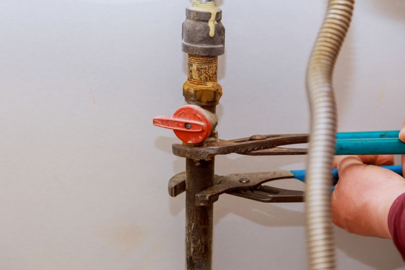 Gas Line Connection and Testing